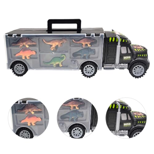VANZACK Dinosaurier Transporter Spielzeugset mit LKW und Dinosaurierfiguren für Fördert Kreativität und Lerninteresse Sicheres Aufbewahren und Organisieren von Dinosauriern VANZACK Dinosaurier Transporter Spielzeugset mit LKW und Dinosaurierfiguren für Fördert Kreativität und Lerninteresse Sicheres Aufbewahren und Organisieren von Dinosauriern von VANZACK