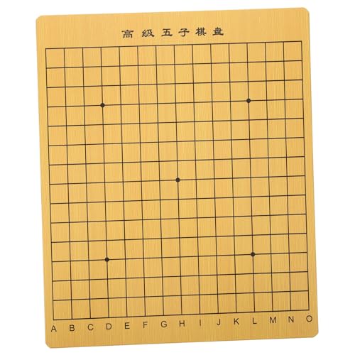 VANZACK Doppelseitiges Schachbrett aus Klassisches für Chinesisches Schach und Gobang für Unterwegs Fördert Denkvermögen und Bietet Stabiles Design von VANZACK