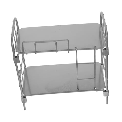 VANZACK Doppelstockbett für Puppen mit Stilvollem Design Platzsparend Geeignet für Sammler Vielseitig Kombinierbar und Inspiriert Kreatives von VANZACK