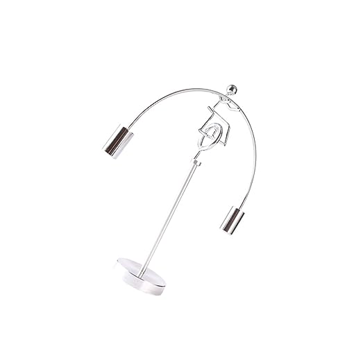 VANZACK Einrad Gewichtheber Metallfigur Kreatives Desktop Ornament für Büro Wohnung Langlebiges Design Praktisch Sicher für Fitness Begeisterte Dekoration für Schreibtisch Auto von VANZACK