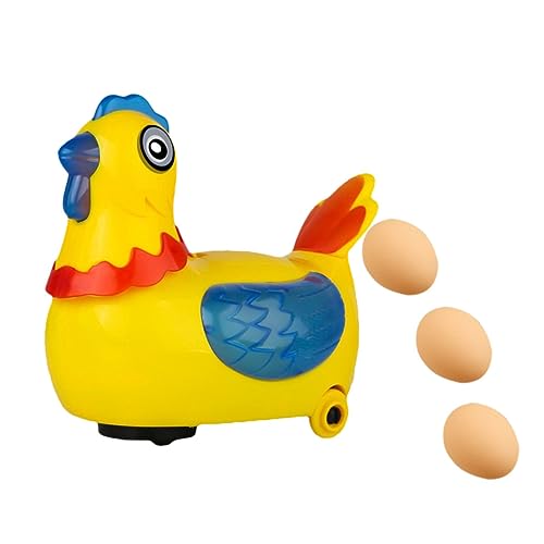 VANZACK Elektrische Hühnchen Singendes Laufendes Huhn Legt Eier Pädagogisch Buntes Ostergeschenk für Mädchen zur Frühförderung Zufällige Farbe VANZACK Elektrische Hühnchen Singendes Laufendes Huhn Legt Eier Pädagogisch Buntes Ostergeschenk für Mädchen zur Frühförderung Zufällige Farbe von VANZACK