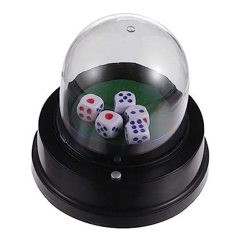 VANZACK Elektrischer Würfelbecher mit Würfeln Kompakter Party Dice Cup Batteriefreier Automatischer Würfelschüttler Tragbares Spielzubehör für Brettspiele und Bar Schwarzes Design VANZACK Elektrischer Würfelbecher mit Würfeln Kompakter Party Dice Cup Batteriefreier Automatischer Würfelschüttler Tragbares Spielzubehör für Brettspiele und Bar Schwarzes Design von VANZACK