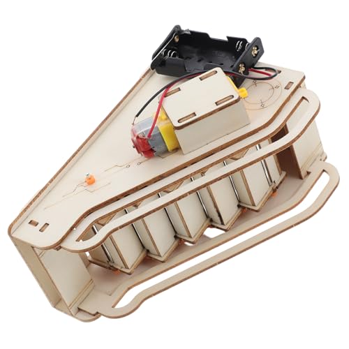VANZACK Elektrisches Miniatur Laufband Modell Bausatz DIY Wissenschaftsspielzeug für Mechanisches Laufband Fördert Kreativität Räumliche Vorstellungskraft und Interaktives Lernen von VANZACK