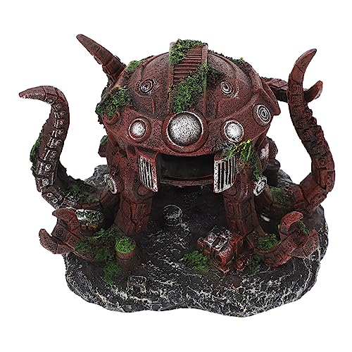 VANZACK Fischtankdekor Panzer Dekorative Ornamente für Aquarien Roboter-Oktopus-Skulptur klein Fische züchten wohnungseinrichtung Roboter Krake Aquarium Harz-Roboter-Oktopus-Ornament VANZACK Fischtankdekor Panzer Dekorative Ornamente für Aquarien Roboter-Oktopus-Skulptur klein Fische züchten wohnungseinrichtung Roboter Krake Aquarium Harz-Roboter-Oktopus-Ornament von VANZACK
