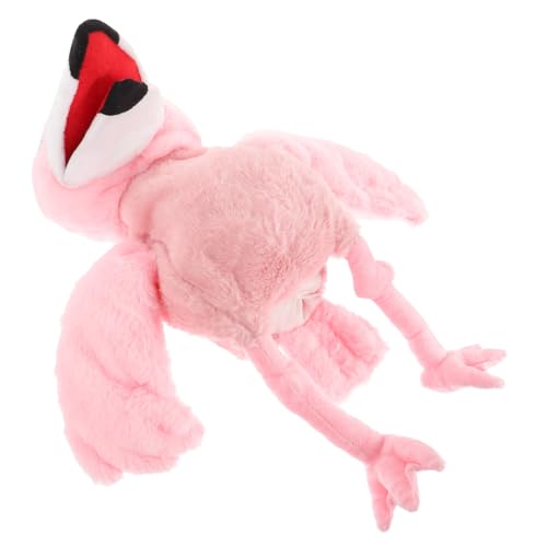 VANZACK Flamingo Handpuppe aus Weichem Plüsch Interaktives Geschichtenerzählen für Erwachsene für Rollenspiele und Kreative Lernumgebungen VANZACK Flamingo Handpuppe aus Weichem Plüsch Interaktives Geschichtenerzählen für Erwachsene für Rollenspiele und Kreative Lernumgebungen von VANZACK