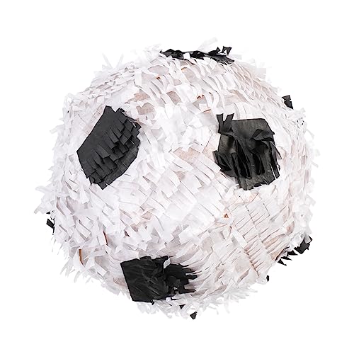 VANZACK Fußball Pinata Für Kindergeburtstag Befüllbare Piñata Fußballform Deko Für Fußball Party Und Lustig Geburtstagsfeiern von VANZACK