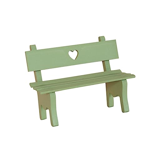 VANZACK Gartenbank Aus Holz Dekorative Veranda Stuhl Figur Für Garten Puppenhaus Und Fotorequisiten Grüne Holzbank Für Kreative Landschaftsdekoration VANZACK Gartenbank Aus Holz Dekorative Veranda Stuhl Figur Für Garten Puppenhaus Und Fotorequisiten Grüne Holzbank Für Kreative Landschaftsdekoration von VANZACK