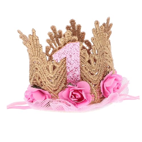 VANZACK Geburtstag Krone Haarband Geburtstagsdeko Leichtes Stirnband Fotorequisite für Kleinkinder Rosa VANZACK Geburtstag Krone Haarband Geburtstagsdeko Leichtes Stirnband Fotorequisite für Kleinkinder Rosa von VANZACK
