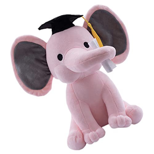 VANZACK Graduation Plüschtier mit Doktorhut Kuscheliges Abschlussgeschenk für Kleinkinder Weiches Stofftier Niedliche Elefantenpuppe für Abschlussfeier und Dekoration VANZACK Graduation Plüschtier mit Doktorhut Kuscheliges Abschlussgeschenk für Kleinkinder Weiches Stofftier Niedliche Elefantenpuppe für Abschlussfeier und Dekoration von VANZACK