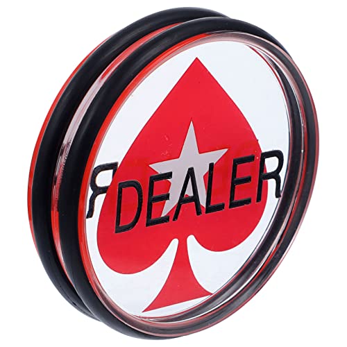 VANZACK Großer Acryl Dealer Button Für Poker Doppelseitiger Glücksspiel Token Für Pokerkarten Zubehör Für Pokerabende Und Spiele Mit Freunden VANZACK Großer Acryl Dealer Button Für Poker Doppelseitiger Glücksspiel Token Für Pokerkarten Zubehör Für Pokerabende Und Spiele Mit Freunden von VANZACK