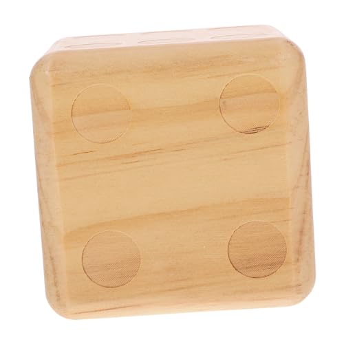 VANZACK Großer Holz würfel Handgefertigt Robustes Outdoor für Garten Party Würfelspiel Erwachsene Geeignet für Rasen Garten Picknick Familienaktivitäten von VANZACK
