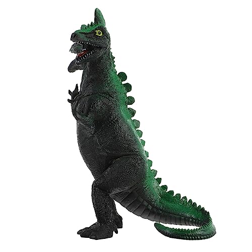 VANZACK Großes Dinosaurier Modell mit Soundfunktion Doppelköpfiger Grüner Tyrannosaurus Realistisches Dinosaurier für Pädagogisches Lernspielzeug und Partydekoration von VANZACK
