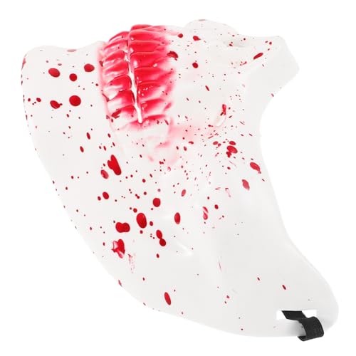 VANZACK Halbes Gesicht Skelettmaske Halloween Masquerade Maskeradenmaske für Damen und Herren Realistisches Vampir Halloween Kostümzubehör Langlebige Kunststoffmaske für Cosplay und VANZACK Halbes Gesicht Skelettmaske Halloween Masquerade Maskeradenmaske für Damen und Herren Realistisches Vampir Halloween Kostümzubehör Langlebige Kunststoffmaske für Cosplay und von VANZACK