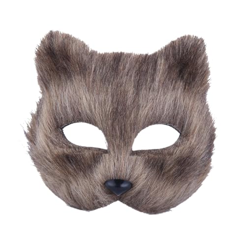 VANZACK Halbgesichts Fuchsmaske Cosplay Tiermaske Leicht Atmungsaktiv Verstärkt Für Halloween Karneval Maskerade Party Requisiten VANZACK Halbgesichts Fuchsmaske Cosplay Tiermaske Leicht Atmungsaktiv Verstärkt Für Halloween Karneval Maskerade Party Requisiten von VANZACK
