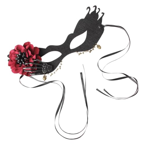 VANZACK Halbgesichtsmaske Skelett Hand Dekorative Masquerade Party Cosplay Halloween Kostüm Zubehör für Festival Karneval und Tanzshows von VANZACK