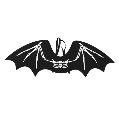 VANZACK Halloween Bat Wings Erwachsene Verstellbar Leichtgewichtige Schwarze Fledermausflügel Für Bühnenauftritte Cosplay Party Zubehör Mit Realistischem Design von VANZACK