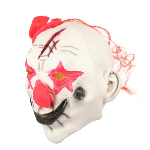 VANZACK Halloween Clown Maske Robuste Langlebige Cosplay Requisite für Karneval Mottopartys für Erwachsene Jugendliche Leicht VANZACK Halloween Clown Maske Robuste Langlebige Cosplay Requisite für Karneval Mottopartys für Erwachsene Jugendliche Leicht von VANZACK