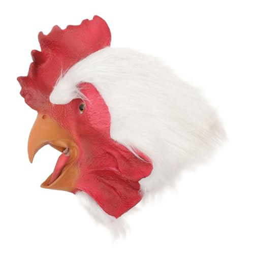 VANZACK Halloween Cosplay Hühnerkopf Maske Tierische Party Kopfbedeckung Für Kostümpartys Und Karneval von VANZACK