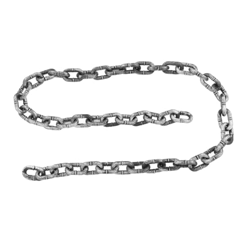VANZACK Halloween Deko Kette aus Kunststoff Realistische Schwere Plastik Kettenbarriere für Party Bühnenrequisiten Gruselige Kostüm Accessoires VANZACK Halloween Deko Kette aus Kunststoff Realistische Schwere Plastik Kettenbarriere für Party Bühnenrequisiten Gruselige Kostüm Accessoires von VANZACK