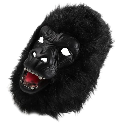VANZACK Halloween Gorilla Maske Lustige Kopfbedeckung für Cosplay Fotoshootings Leicht und Komfortabel für Altersgruppen Beweglicher Mund VANZACK Halloween Gorilla Maske Lustige Kopfbedeckung für Cosplay Fotoshootings Leicht und Komfortabel für Altersgruppen Beweglicher Mund von VANZACK
