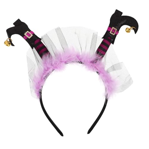 VANZACK Halloween Haarreif für Frauen Hexen Haarband für Kostümpartys Vielseitig Einsetzbar Perfektes Accessoire für Halloween und Cosplay Dekoration von VANZACK