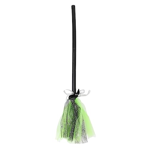 VANZACK Halloween Hexenbesen Cosplay Requisite Abnehmbare Zweigeteilte Zauberbesen Für Perfektes Kostümzubehör Für Halloween Und Mottopartys Mit Silbernem von VANZACK