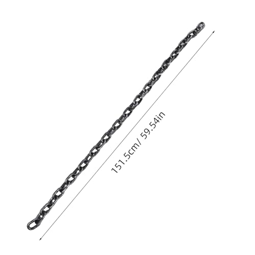 VANZACK Halloween Kunststoffkette Fake Chains Requisiten Leichtes für Gruselige Kostüme Halloween Party Deko Haunted House Zubehör Vielseitig für Theater und Karneval von VANZACK