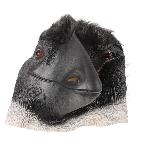 VANZACK Halloween Lustige Vollgesichts Strauß Maske mit Atmungsaktivem Material Realistisches Tierkostüm für Erwachsene für Halloween Party Cosplay Karneval und Kostümfest VANZACK Halloween Lustige Vollgesichts Strauß Maske mit Atmungsaktivem Material Realistisches Tierkostüm für Erwachsene für Halloween Party Cosplay Karneval und Kostümfest von VANZACK
