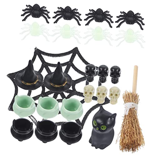 VANZACK Halloween Miniaturen Set Teiliges Diy Zubehör für Puppenhaus Kreative Figuren für Halloween Dekoration Sicher und Leicht für Partys und Miniaturgärten VANZACK Halloween Miniaturen Set Teiliges Diy Zubehör für Puppenhaus Kreative Figuren für Halloween Dekoration Sicher und Leicht für Partys und Miniaturgärten von VANZACK