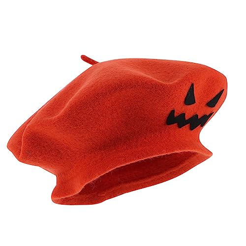 VANZACK Halloween Party Kürbis Baskenmütze Orange Kreativer Hut Komfortabel Elegant Für Kostüm Cosplay Bühnenauftritt VANZACK Halloween Party Kürbis Baskenmütze Orange Kreativer Hut Komfortabel Elegant Für Kostüm Cosplay Bühnenauftritt von VANZACK