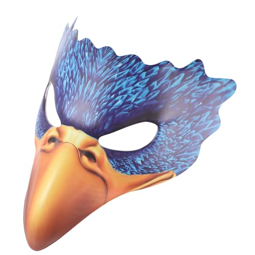VANZACK Halloween Vogelmaske Eisblau mit Flügeln Leichte Horror Maske für Erwachsene Realistische Tiermaske für Karneval Maskerade Cosplay und Partydeko VANZACK Halloween Vogelmaske Eisblau mit Flügeln Leichte Horror Maske für Erwachsene Realistische Tiermaske für Karneval Maskerade Cosplay und Partydeko von VANZACK