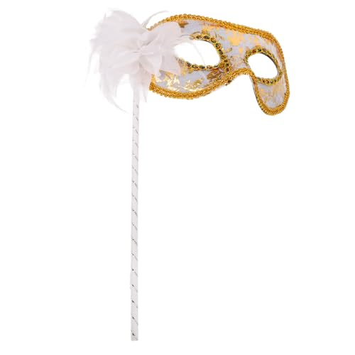 VANZACK Handheld Venezianische Maske für Damen Cosplay Party Maske für Maskenbälle Halloween und Thematische Feiern Leicht Komfortabel und Langlebig Einzigartiges Design mit Kunstvollen VANZACK Handheld Venezianische Maske für Damen Cosplay Party Maske für Maskenbälle Halloween und Thematische Feiern Leicht Komfortabel und Langlebig Einzigartiges Design mit Kunstvollen von VANZACK