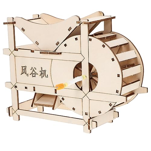 VANZACK Handkurbel Dreschmaschine Für DIY Projekte Manuelle Dreschmaschine Einfach Zu Montieren Dreschmaschinen Für Wissenschaftliche Experimente Und Kreative von VANZACK