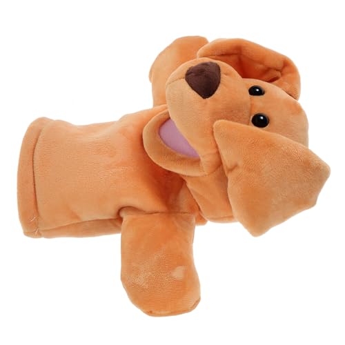 VANZACK Handpuppe Hund aus Weichem Plüsch Interaktive Tierhandpuppe für Geschichtenerzählen und Fördert Motorische Fähigkeiten und Kreativität für Eltern VANZACK Handpuppe Hund aus Weichem Plüsch Interaktive Tierhandpuppe für Geschichtenerzählen und Fördert Motorische Fähigkeiten und Kreativität für Eltern von VANZACK