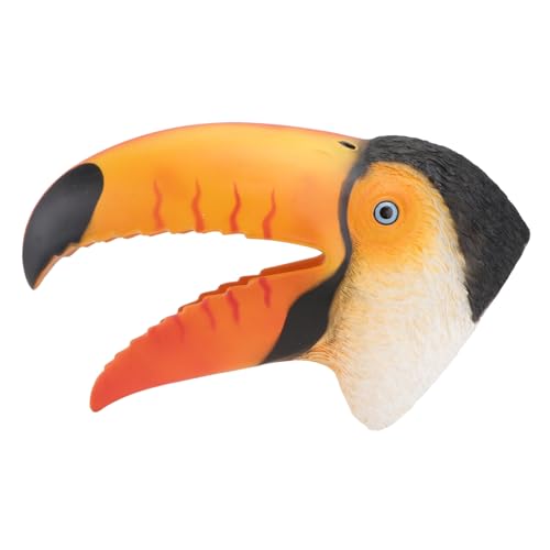 VANZACK Handpuppe Tierform Rote Toucan Handpuppe Weiches Interaktive Puppenspiel für Party Geschenk von VANZACK
