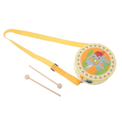 VANZACK Handtrommel mit Tragegurt Doppelseitiges Percussion Instrument Rein Klingendes Musikspielzeug für Kindergarten Fördert Rhythmus und Teamspiel Elefantendesign VANZACK Handtrommel mit Tragegurt Doppelseitiges Percussion Instrument Rein Klingendes Musikspielzeug für Kindergarten Fördert Rhythmus und Teamspiel Elefantendesign von VANZACK
