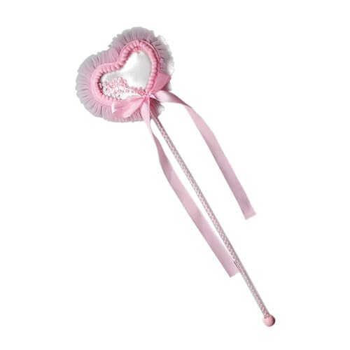 VANZACK Herzförmiger Für Pinker Feenstab Mit Quasten Perfektes Für Kindergeburtstage Und Cosplay Prinzessinnen Zauberstäbe Für Kleine VANZACK Herzförmiger Für Pinker Feenstab Mit Quasten Perfektes Für Kindergeburtstage Und Cosplay Prinzessinnen Zauberstäbe Für Kleine von VANZACK