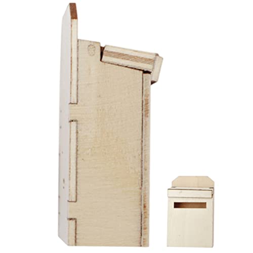 VANZACK Holz Briefkasten Dekoration Kreatives Puppenhaus Zubehör Nostalgische Mini Mailbox Figur Für Miniaturmöbel Und Bastelprojekte Für Mini Craft VANZACK Holz Briefkasten Dekoration Kreatives Puppenhaus Zubehör Nostalgische Mini Mailbox Figur Für Miniaturmöbel Und Bastelprojekte Für Mini Craft von VANZACK