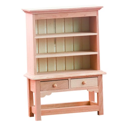 VANZACK Holz Bücherregal Modell Für Puppenhaus Handgefertigtes Möbelornament Naturholzfarbe Für Puppenhausmöbel Und Miniaturen Deko VANZACK Holz Bücherregal Modell Für Puppenhaus Handgefertigtes Möbelornament Naturholzfarbe Für Puppenhausmöbel Und Miniaturen Deko von VANZACK