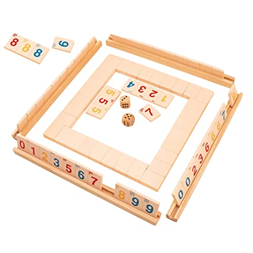 VANZACK Holz Digitales Brettspiel für Eltern Junge Mädchen Lernspielzeug für Interaktives Zahlen Spiel Geeignet für Partys und Zuhause Sicheres und Langlebiges Holzmaterial VANZACK Holz Digitales Brettspiel für Eltern Junge Mädchen Lernspielzeug für Interaktives Zahlen Spiel Geeignet für Partys und Zuhause Sicheres und Langlebiges Holzmaterial von VANZACK