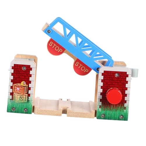 VANZACK Holz Hebebrücke Für Spielzeugzubehör Für Holzeisenbahnen Für Kreative Spielwelten Und Bahngleise Fördert Die Fantasie Und Motorik VANZACK Holz Hebebrücke Für Spielzeugzubehör Für Holzeisenbahnen Für Kreative Spielwelten Und Bahngleise Fördert Die Fantasie Und Motorik von VANZACK