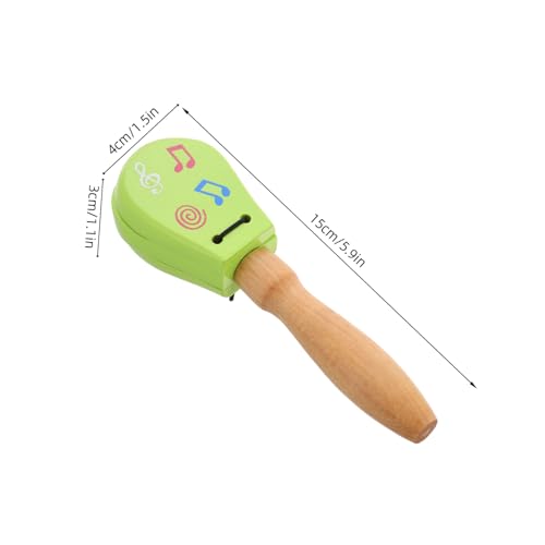 VANZACK Holz Klatschspielzeug Lange Griffe Robustes Schlaginstrument Musikalisches Lernspielzeug für Kleinkinder und Vorschulkinder Rhythmus und Koordination VANZACK Holz Klatschspielzeug Lange Griffe Robustes Schlaginstrument Musikalisches Lernspielzeug für Kleinkinder und Vorschulkinder Rhythmus und Koordination von VANZACK