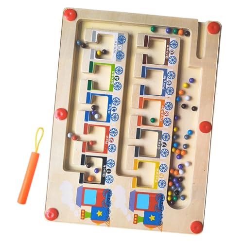VANZACK Holz Magnetisches und Zahlenlabyrinth für Kleinkinder Feinmotorik für Jahre Alte Jungen und Lernspielzeug mit Spaßfaktor von VANZACK