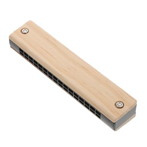 VANZACK Holz Mundharmonika für DIY Unbemalt Kreatives Musikinstrument für Jungen und Mädchen Fördert Musikalität und Kreativität Langlebig und Sicher von VANZACK