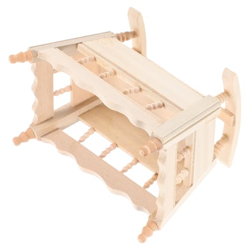 VANZACK Holz Puppenhaus Zubehör Kreatives Dekorationsobjekt für Mini Kinderzimmer Robustes und Langlebiges Design aus Natürlichem Holz VANZACK Holz Puppenhaus Zubehör Kreatives Dekorationsobjekt für Mini Kinderzimmer Robustes und Langlebiges Design aus Natürlichem Holz von VANZACK