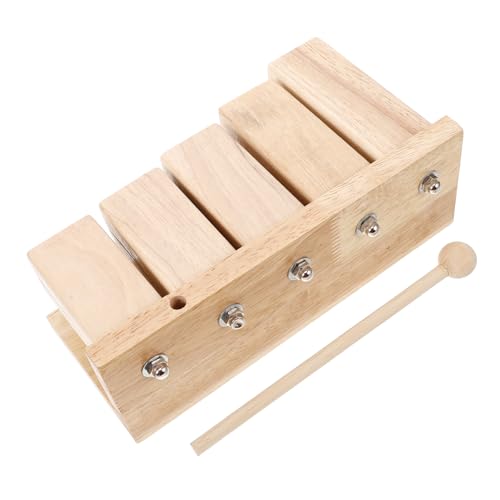 VANZACK Holz Schlaginstrument für Percussion Block mit Hammer Fördert Rhythmus und Kreativität für Vorschulerziehung für Musikalische Entwicklung VANZACK Holz Schlaginstrument für Percussion Block mit Hammer Fördert Rhythmus und Kreativität für Vorschulerziehung für Musikalische Entwicklung von VANZACK