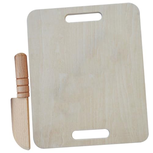 VANZACK Holz Schneidebrett Spielzeugset für Teiliges DIY Küchenutensil mit Simuliertem Cutter Kreatives Lernspielzeug Fantasie und Koordination VANZACK Holz Schneidebrett Spielzeugset für Teiliges DIY Küchenutensil mit Simuliertem Cutter Kreatives Lernspielzeug Fantasie und Koordination von VANZACK