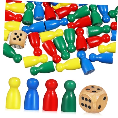 VANZACK Holz Spielfiguren Teilig Kleine Glatte Bauern Ersatz Spielsteine für Brettspiele Kinderfreundlich mit Abgerundeten Kanten und Bunten Designs Vielseitig für Familien und Partys VANZACK Holz Spielfiguren Teilig Kleine Glatte Bauern Ersatz Spielsteine für Brettspiele Kinderfreundlich mit Abgerundeten Kanten und Bunten Designs Vielseitig für Familien und Partys von VANZACK