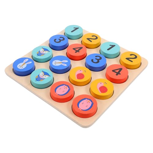 VANZACK Holz Sudoku Spielset für Logisches Denkspiel mit Buntem Tragbarem Holzbrett Fördert Kreativität und Intelligenz Geeignet für Einzel und Gruppenspiel VANZACK Holz Sudoku Spielset für Logisches Denkspiel mit Buntem Tragbarem Holzbrett Fördert Kreativität und Intelligenz Geeignet für Einzel und Gruppenspiel von VANZACK