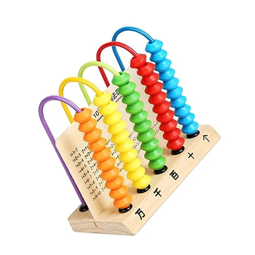 VANZACK Holz mit Bunten Perlen Robustes Pädagogisches Rechenspielzeug für Fördert Rechenfähigkeiten und Farberkennung Altersgerechtes Mathe Lernspielzeug für Jungen und Mädchen VANZACK Holz mit Bunten Perlen Robustes Pädagogisches Rechenspielzeug für Fördert Rechenfähigkeiten und Farberkennung Altersgerechtes Mathe Lernspielzeug für Jungen und Mädchen von VANZACK